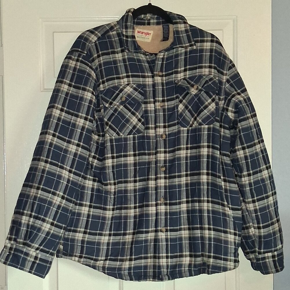 Wrangler Authentics Fleece Faux Fur Lined Jacket